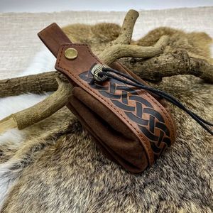 Viking Style Medieval Vintage Portable Coin Purse Brown